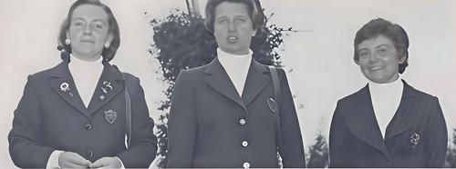 Miss Marie-Anne Reybroeck, Miss Louise van den Berghe, Miss Corinne Reybroeck